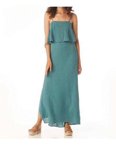 Tart Collections Aeryn Maxi Dress In Brittany Blue - Green