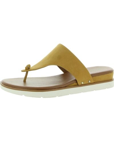 Style & Co. Emmaa Detail 0.5 Slip On Studded Platform Sandals - Metallic