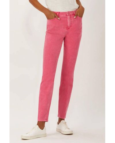 ecru Melrose 5 Pocket Classic Jeans - Pink