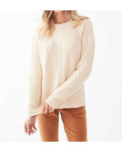 Fdj A-line Cable Sweater - Natural