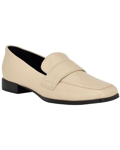 Calvin Klein Tadyn Leather Loafers - White