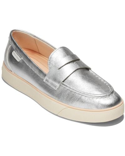 Cole Haan Nantucket 2.0 Leather Lifestyle Loafers - White