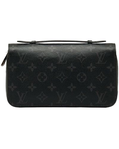 Louis Vuitton Zippy Xl Leather Wallet (pre-owned) - Black