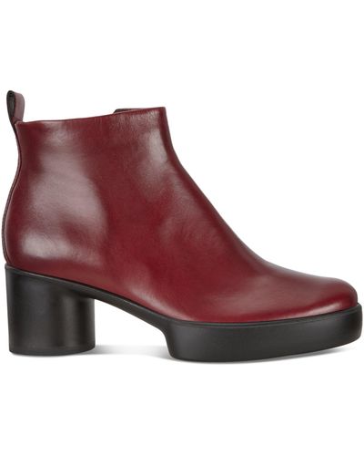 Ecco Women's Shape Sculpted Motion 35 Ankle Boot - Red