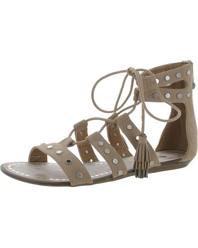 Report Collection Laurel Faux Leather Strappy Ankle Strap - Multicolor