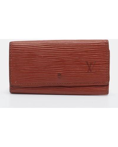 Louis Vuitton Epi Leather 4 Key Holder - Red