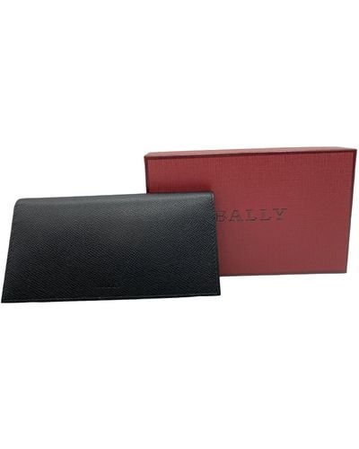 Bally Mialiro 6227973 Leather Embossed Wallet - Red