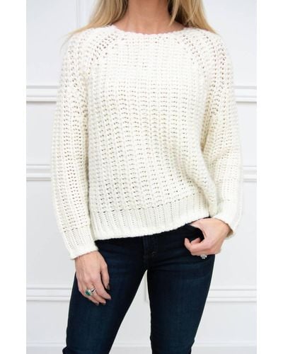 Kut From The Kloth Page Chunky Crew Neck Sweater - White