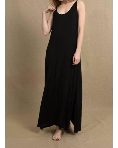 Molly Bracken Long Maxi Dress - Black
