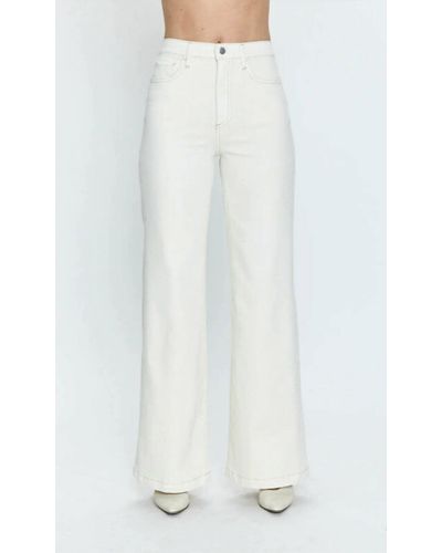 Pistola Lana High Rise Ultra Wide Jeans - White