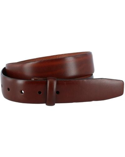 Trafalgar 35mm Cortina Leather Harness Belt Strap - Brown