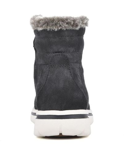 White Mountain Faux Fur Winter & Snow Boots - Black