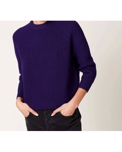 DEMYLEE Chelsea Sweater In Purple Night