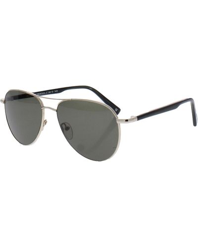 Le Specs Savage Uv Protection Brow Bar Aviator Sunglasses - Black