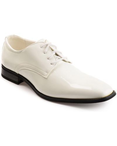 Vance Co. Wide Width Cole Dress Shoe - White