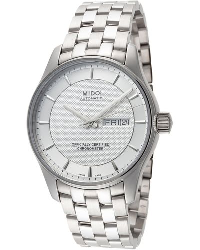 MIDO Belluna Clou De Paris 40mm Automatic Watch - Metallic