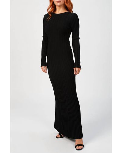 In the mood for love Bonnaudet Tricot Dress - Black