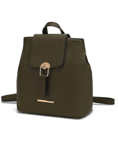 MKF Collection by Mia K Ingrid Vegan Leather 's Convertible Backpack - Green