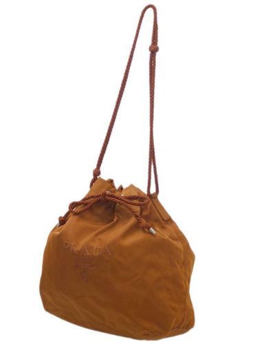 Prada Synthetic Shoulder Bag (pre-owned) - Brown