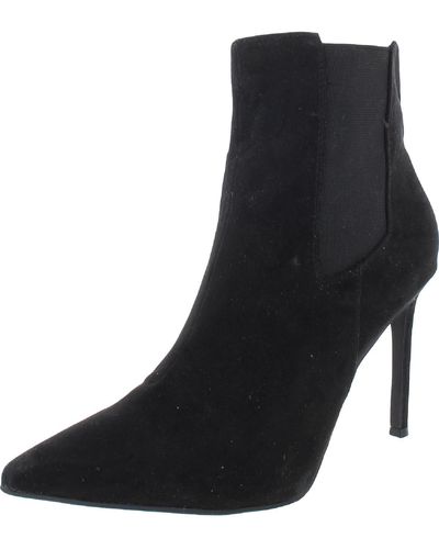 INC Katalina Stiletto Bootie Ankle Boots - Black