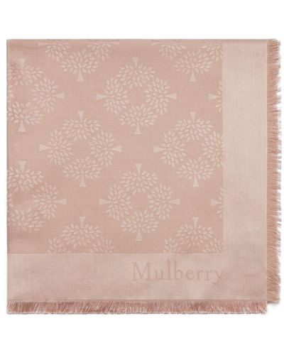 Mulberry Tree Square - Pink