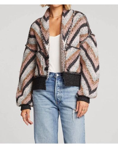 Saltwater Luxe Cain Wool-blend Cardi - Blue