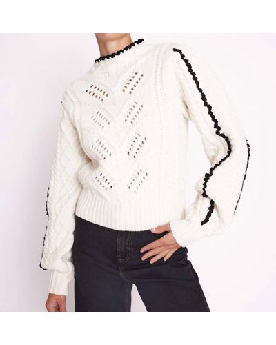 Berenice Athena Sweater - White