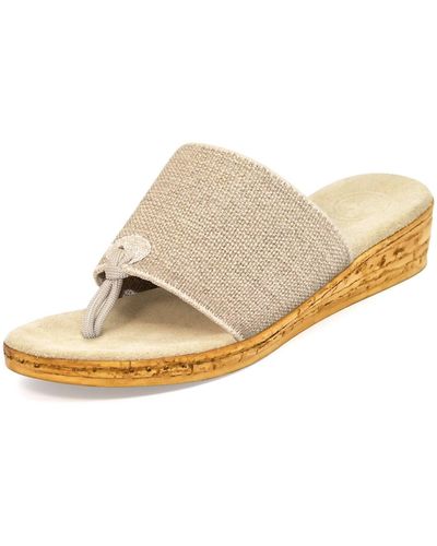 Charleston Shoe Co. Iop Wedge Sandal - Natural