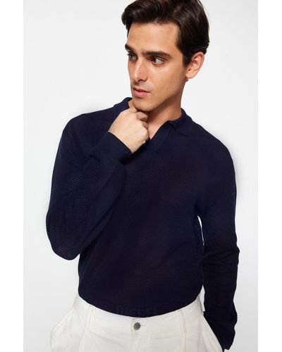 Trendyol Regular Sweater - Blue
