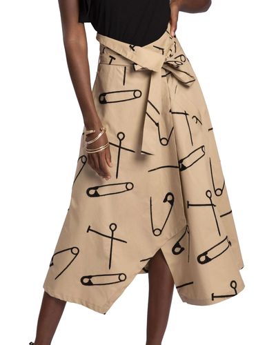 Eva Franco Infinity Wrap Skirt - Natural