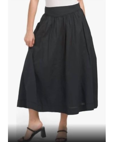 Lilla P Skirt With Yoke - Black