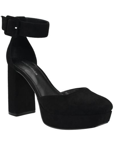 Marc Fisher Naina2 Faux Suede Pumps - Black