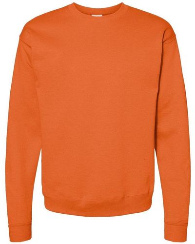 Hanes Ecosmart Crewneck Sweatshirt - Orange