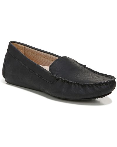 LifeStride Traveler Faux Leather Slip On Loafers - Black