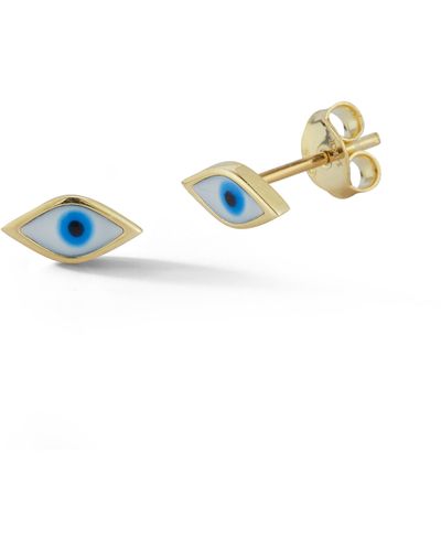 Ember Fine Jewelry Evil Eye Stud Earrings - Multicolor