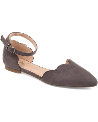 Journee Collection Collection Lana Flat - Brown