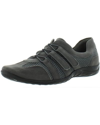 Walking Cradles Audio Leather Mesh Fashion Sneakers - Black