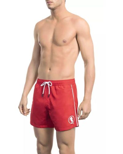 Bikkembergs Polyester Swimwear - Red