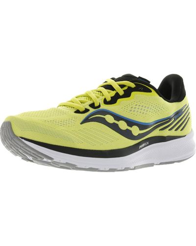 Saucony Ride 14 Performance Gym Running Shoes - Gray