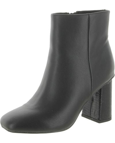 Dolce Vita Maudry Block Heel A Ankle Boots - Gray
