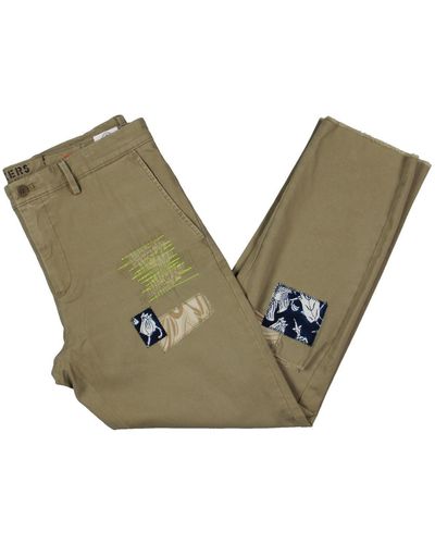 Dockers Slim Fit Embroidered Chino Pants - Green