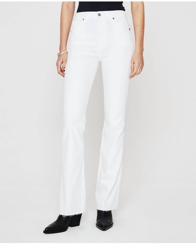 AG Jeans Alexxis Boot Cut Jean In Authentic White