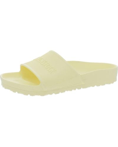 Birkenstock Barbados Eva Slip On Casual Slide Sandals - Yellow