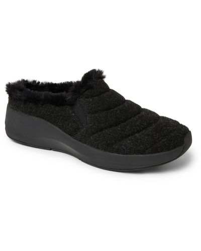 Dearfoams Amaya Sleeper Wedge Indoor/outdoor Sneakers - Black