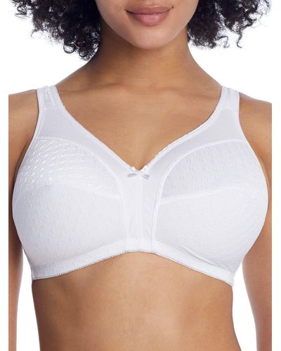 Dominique Marcelle Cotton Wire-free Comfort Bra - White