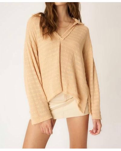 Project Social T Capistrano Collared Pull-over - Natural