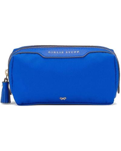 Anya Hindmarch Girlie Stuff Pouch - Blue