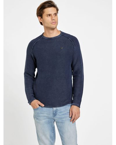 Guess Factory Denis Sweater - Blue