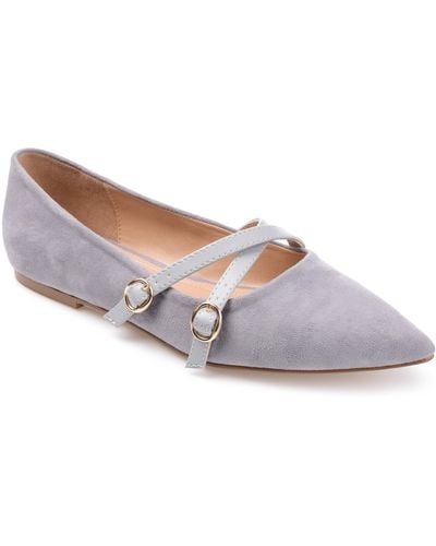 Journee Collection Collection Patricia Flat - Gray