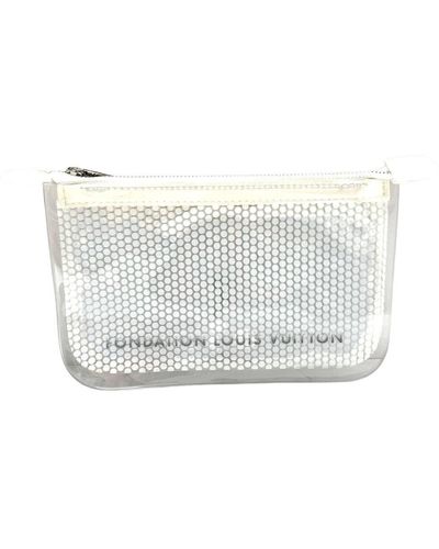 Louis Vuitton Pochette Clear Plastic Clutch Bag (pre-owned) - White